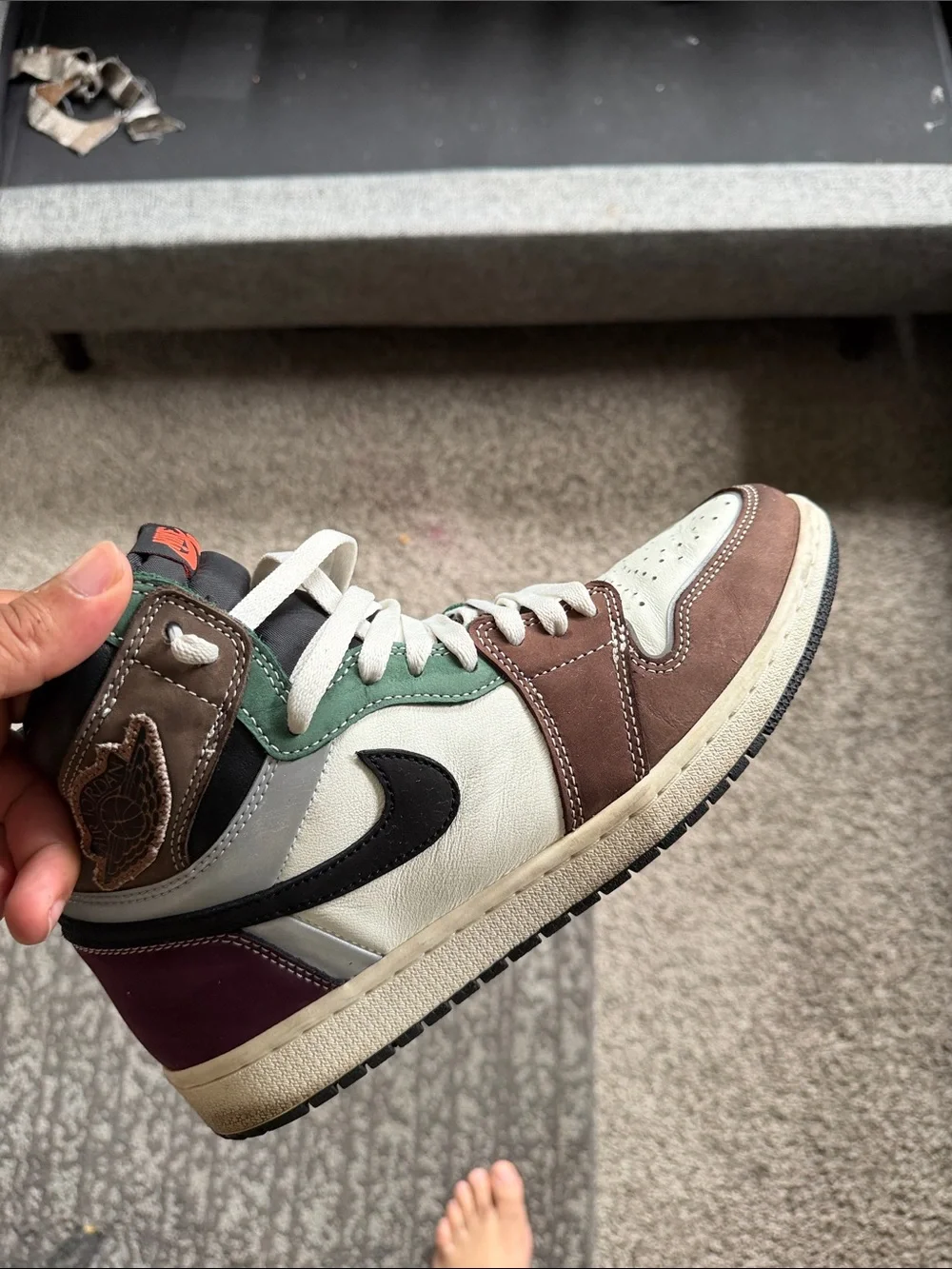 Air Jordan 1 High OG Hand Crafted Size 10